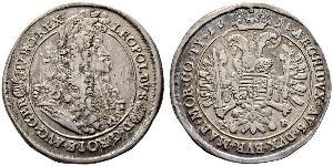 1 Thaler Saint-Empire romain germanique (962-1806) / Hongrie Argent Léopold Ier de Habsbourg(1640-1705)