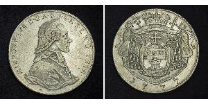 1 Thaler Salzbourg / Ååstenrik Argent Hieronymus von Colloredo-Mannsfeld (1732 - 1812)