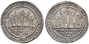 1 Thaler States of Germany Argent 