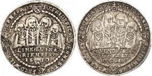 1 Thaler States of Germany Argent 