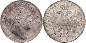 1 Thaler States of Germany Argent 