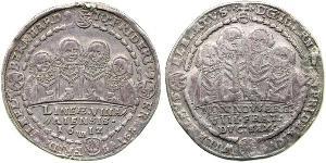 1 Thaler States of Germany Argent 