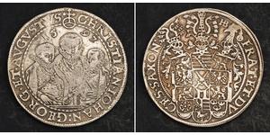 1 Thaler States of Germany Argent 