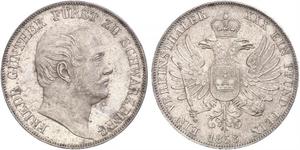 1 Thaler States of Germany Argent 