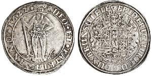 1 Thaler States of Germany Argent Frédéric-Ulrich de Brunswick-Lunebourg (1591 - 1634)