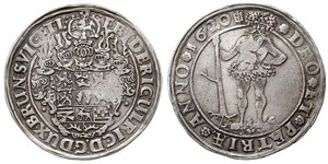 1 Thaler States of Germany Argent Frédéric-Ulrich de Brunswick-Lunebourg (1591 - 1634)