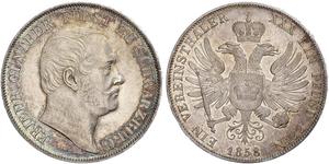 1 Thaler States of Germany Argent 