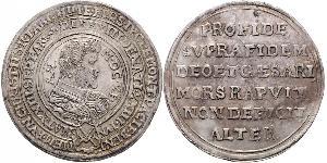 1 Thaler States of Germany Argent 