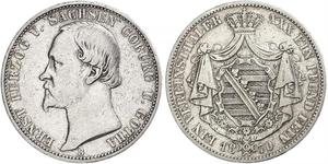 1 Thaler States of Germany Argent 