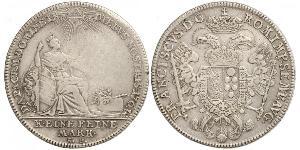 1 Thaler States of Germany Argent 