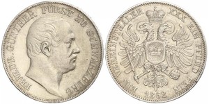 1 Thaler States of Germany Argent 