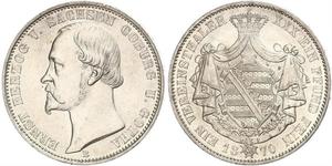 1 Thaler States of Germany Argent 