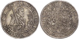 1 Thaler States of Germany Argent 