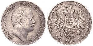 1 Thaler States of Germany Argent 