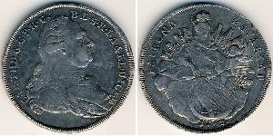 1 Thaler States of Germany Argent 