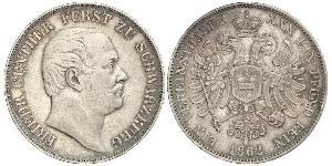 1 Thaler States of Germany Argent 