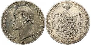 1 Thaler States of Germany Argent 