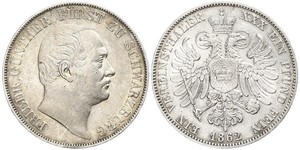 1 Thaler States of Germany Argent 