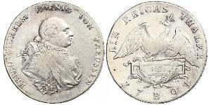 1 Thaler States of Germany Argent 