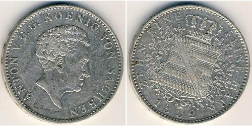 1 Thaler States of Germany Argent 