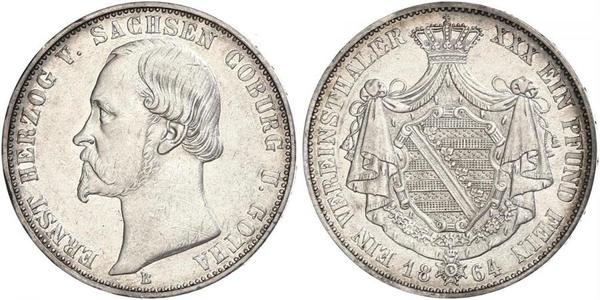 1 Thaler States of Germany Argent 