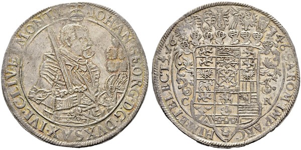 1 Thaler States of Germany Argent 