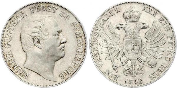 1 Thaler States of Germany Argent 