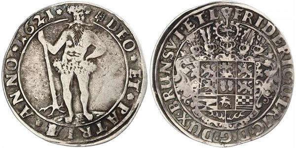 1 Thaler States of Germany Argent Frédéric-Ulrich de Brunswick-Lunebourg (1591 - 1634)