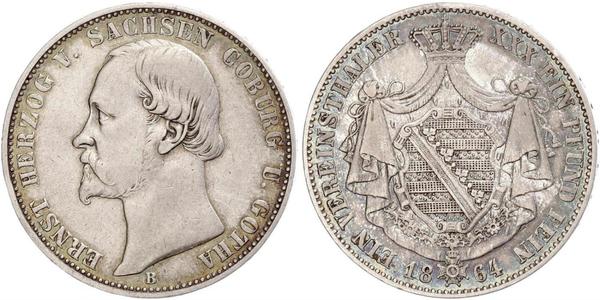 1 Thaler States of Germany Argent 