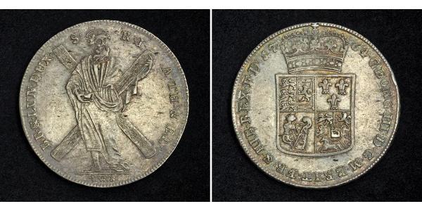 1 Thaler States of Germany Argent 