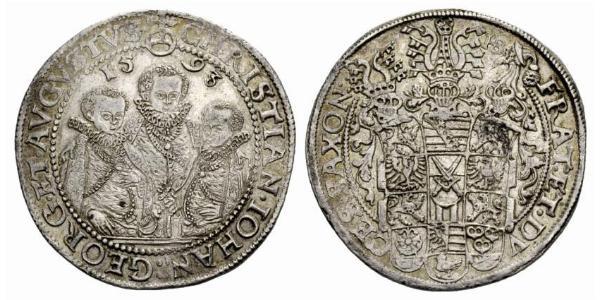 1 Thaler States of Germany Argent 
