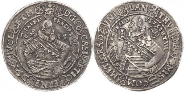 1 Thaler States of Germany Argent 