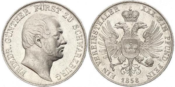 1 Thaler States of Germany Argent 