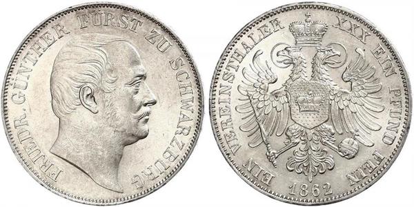 1 Thaler States of Germany Argent 