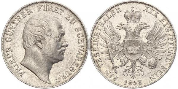 1 Thaler States of Germany Argent 