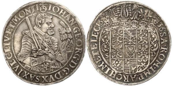 1 Thaler States of Germany Argent 