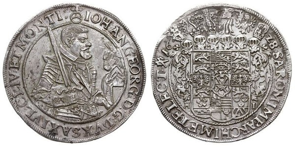 1 Thaler States of Germany Argent 