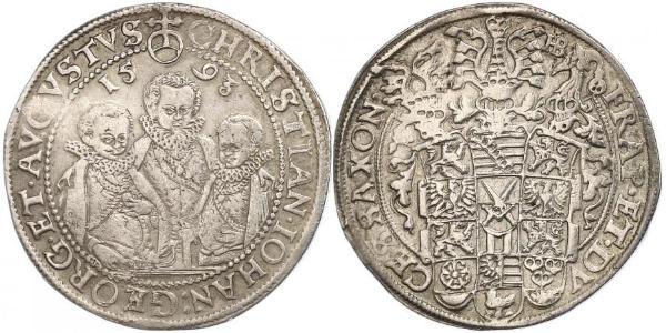 1 Thaler States of Germany Argent 