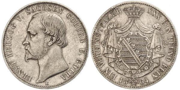 1 Thaler States of Germany Argent 
