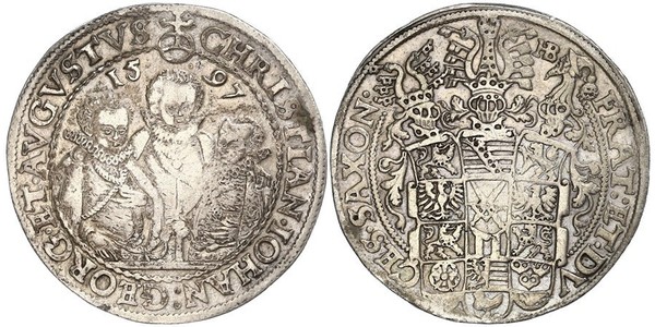 1 Thaler States of Germany Argent 
