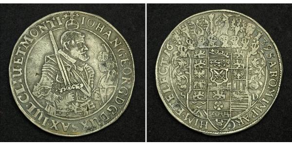 1 Thaler States of Germany Argent 