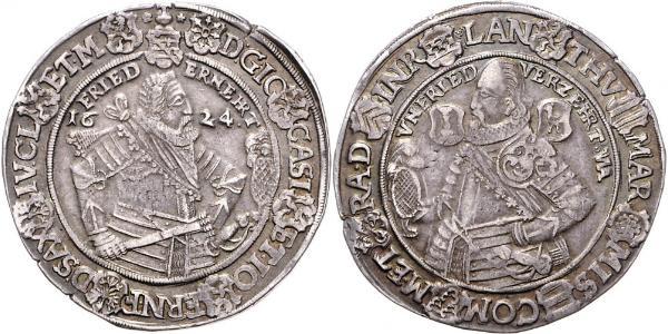 1 Thaler States of Germany Argent 