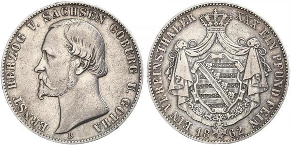 1 Thaler States of Germany Argent 