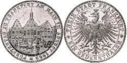 1 Thaler Ville libre de Francfort Argent 