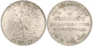 1 Thaler Ville libre de Francfort Argent 