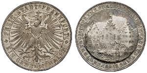 1 Thaler Ville libre de Francfort Argent 