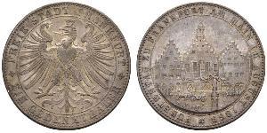 1 Thaler Ville libre de Francfort Argent 