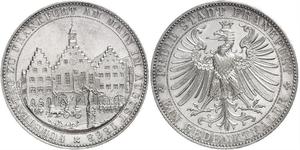 1 Thaler Ville libre de Francfort Argent 