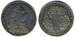 1 Thaler  Argent 