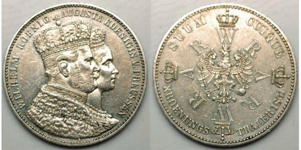 1 Thaler  Argent 